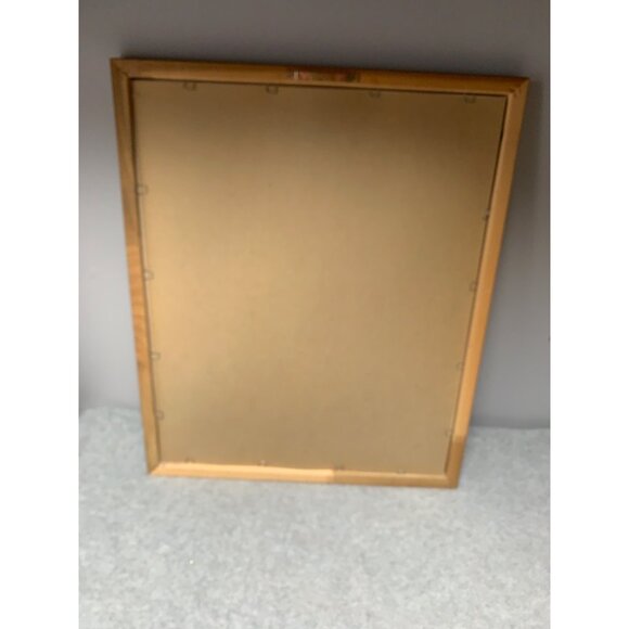 Framed Handmade Floral Needlework "Rosemary Flax Iris Lavender Borage Chicory" 1 - Picture 7 of 11